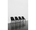 Krzesło drewniane Synnes Dining Chair Menu - ciemny jesion