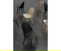 Krzesło drewniane Synnes Dining Chair Menu - ciemny jesion