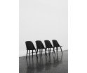 Krzesło tapicerowane Synnes Dining Chair Menu - ciemny jesion, Dakar