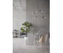 Krzesło tapicerowane Synnes Dining Chair Menu - ciemny jesion, Dakar