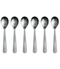 Zestaw łyżeczek Teaspoons Normann Copenhagen - stalowy, 6 szt.
