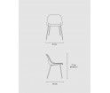 Krzesło Fiber Side Chair Muuto - różne kolory