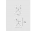 Krzesło obrotowe Fiber Side Chair Muuto - różne kolory