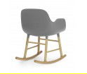 Fotel bujany na dębowych płozach FORM ROCKING ARMCHAIR Normann Copenhagen - różne kolory