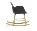 Fotel bujany na dębowych płozach FORM ROCKING ARMCHAIR Normann Copenhagen - różne kolory