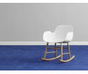 Fotel bujany na dębowych płozach FORM ROCKING ARMCHAIR Normann Copenhagen - różne kolory