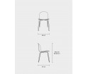 Krzesło tapicerowane VISU CHAIR WOOD FRAME MUUTO
