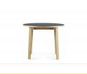 Stół SLICE TABLE LINOLEUM  Ø95 cm Normann Copenhagen - dąb