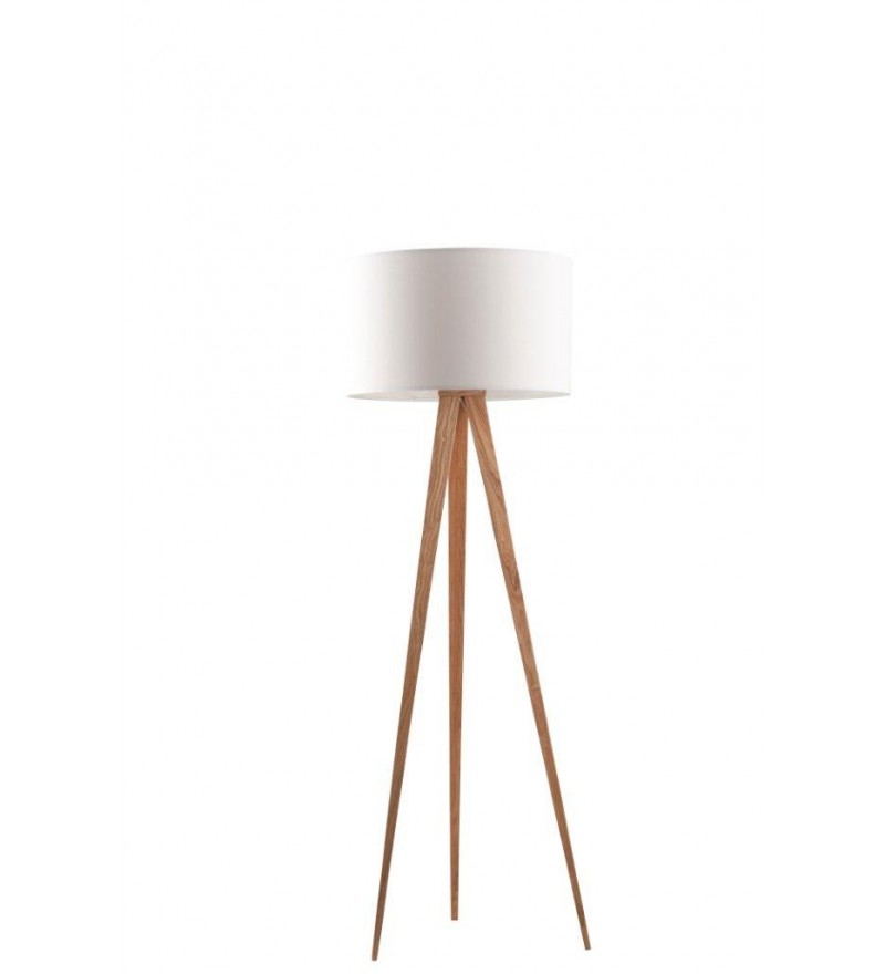 Lampa podłogowa Tripod Wood Zuiver - r&oacute;żne kolory