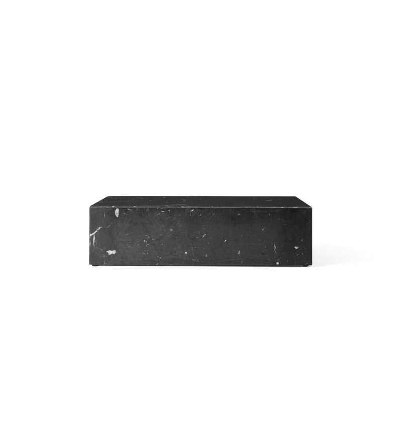Stolik Plinth niski Audo Copenhagen (dawniej Menu) - czarny marmur