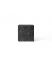 Postument sześcienny Menu - czarny marmur