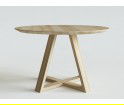 Stół FLOW OKRĄGŁY IWONA KOSICKA DESIGN - dębowy, różne wymiary