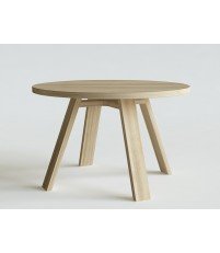 Stół CROSS OKRĄGŁY IWONA KOSICKA DESIGN - dębowy, różne wymiary