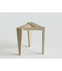 Stołek UKOS IWONA KOSICKA DESIGN - dębowy, 4 kolory
