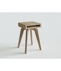 Stolik nocny YETI IWONA KOSICKA DESIGN - dębowy, 4 kolory