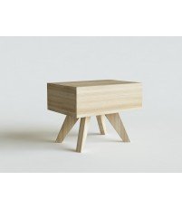 Stolik nocny ZEN IWONA KOSICKA DESIGN - dębowy, 4 kolory