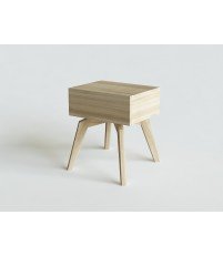 Stolik nocny SYS IWONA KOSICKA DESIGN - dębowy, 4 kolory