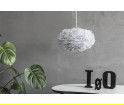 Lampa z piór Eos mini light grey Vita Copenhagen