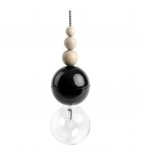Lampa Loft Bala czarna z kablem w oplocie - różne kolory
