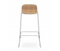 Hoker JUST BARSTOOL z oparciem 75 cm Normann Copenhagen - dwie wersje kolorystyczne