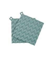 Rękawice kuchenne HOLD-ON RIG-TIG - zestaw zielony, 2 szt.