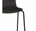 Krzesło VISU TUBE BASE CHAIR Muuto - czarne