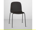 Krzesło VISU TUBE BASE CHAIR Muuto - czarne