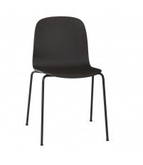 Krzesło VISU TUBE BASE CHAIR Muuto - czarne