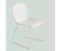 Krzesło na płozach Fiber Side Chair Sled Base Muuto - różne kolory