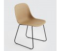 Krzesło na płozach Fiber Side Chair Sled Base Muuto - różne kolory