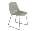 Krzesło na płozach Fiber Side Chair Sled Base Muuto - różne kolory