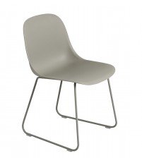 Krzesło na płozach Fiber Side Chair Sled Base Muuto - r&oacute;żne kolory