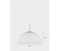 Lampa wisząca Under the Bell Muuto - średnica 82 cm