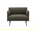 Krzesło tapicerowane OUTLINE CHAIR MUUTO - różne kolory