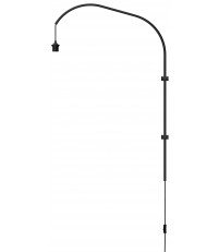 Pojedyncze ramię do lampy ściennej Willow single Vita Copenhagen - czarne