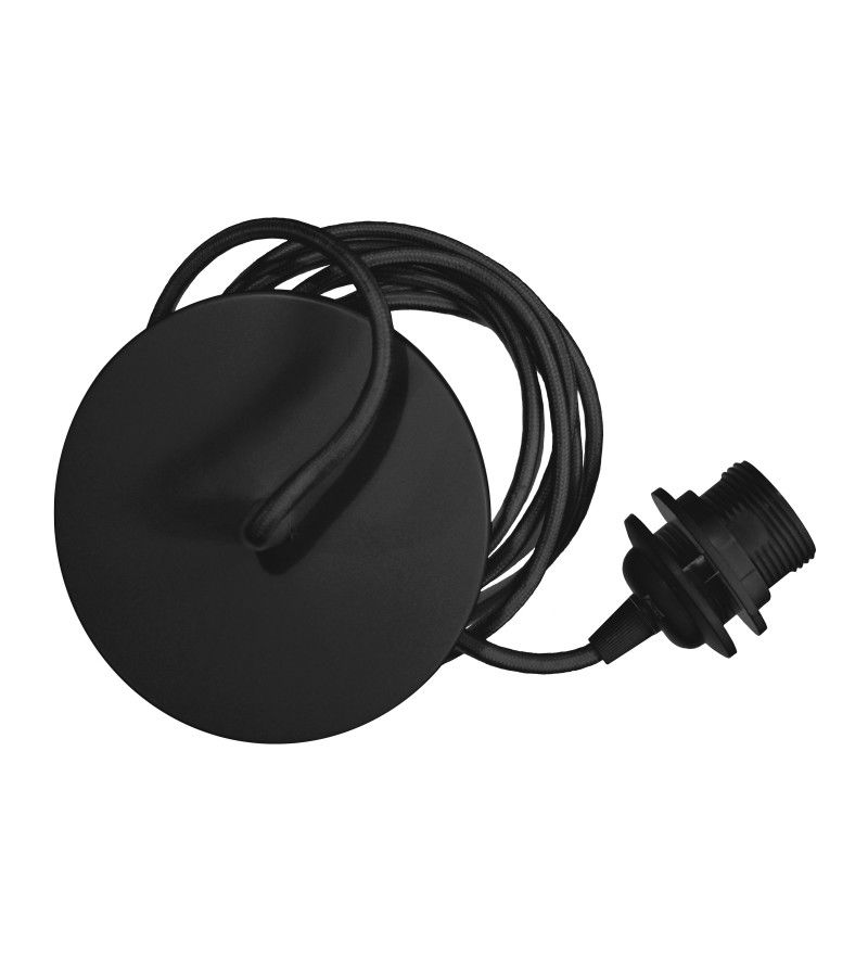 Zawieszenie do lamp Rosette UMAGE - czarny oplot 