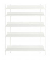 System półek COMPILE Muuto - konfiguracja 3, biała