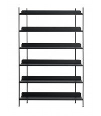 System p&oacute;łek COMPILE Muuto - konfiguracja 4, czarna