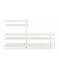 System półek COMPILE Muuto - konfiguracja 7, biała