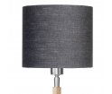 Lampa stołowa Fuji It's About RoMi - bambusowa podstawa, lniany abażur, ciemnoszara