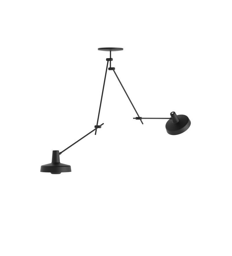 Lampa sufitowa ARIGATO CEILING 2 LONG GRUPA - wydłużona, czarna