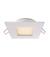 Lampa sufitowa łazienkowa LED Deko-Light - biała, kwadratowa, 3W, IP44