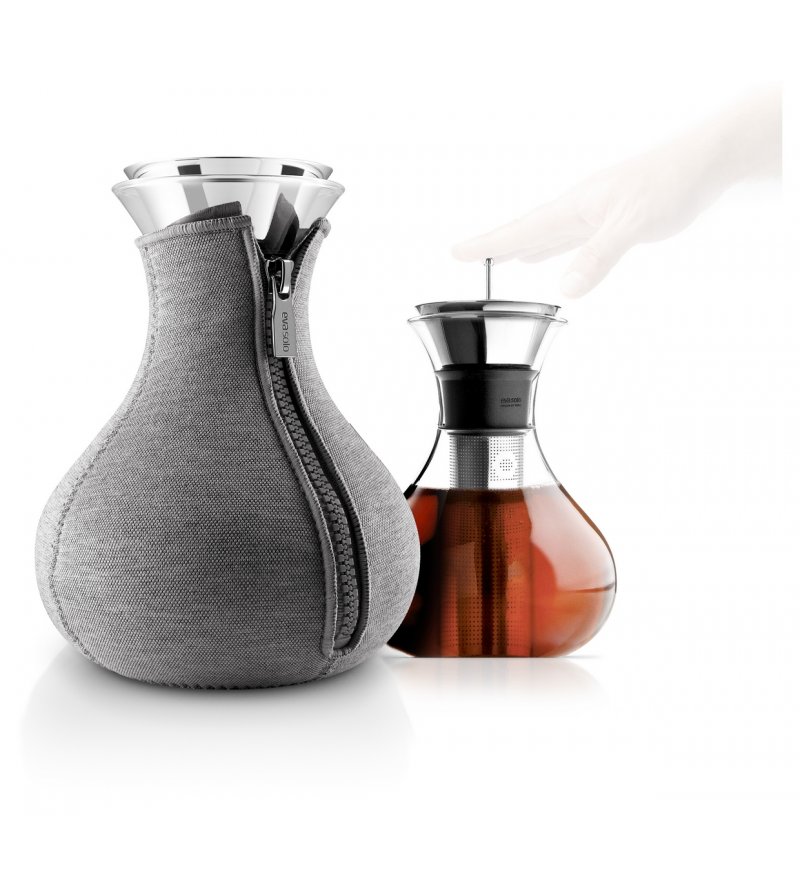 Zaparzacz do herbaty 1,0l Eva Solo - z ciemnoszarą okrywą neoprenową