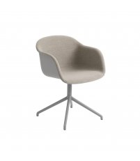 Fotel tapicerowany obrotowy Fiber Armchair FRONT Swivel Base Muuto - r&oacute;żne kolory