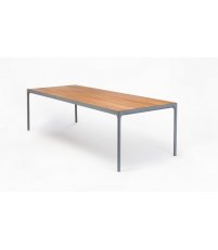 St&oacute;ł FOUR HOUE - 270x90cm, bambusowy, szara podstawa, na zewnątrz