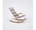 Krzesło bujane CLICK Rocking Chair HOUE - różne kolory, na zewnątrz