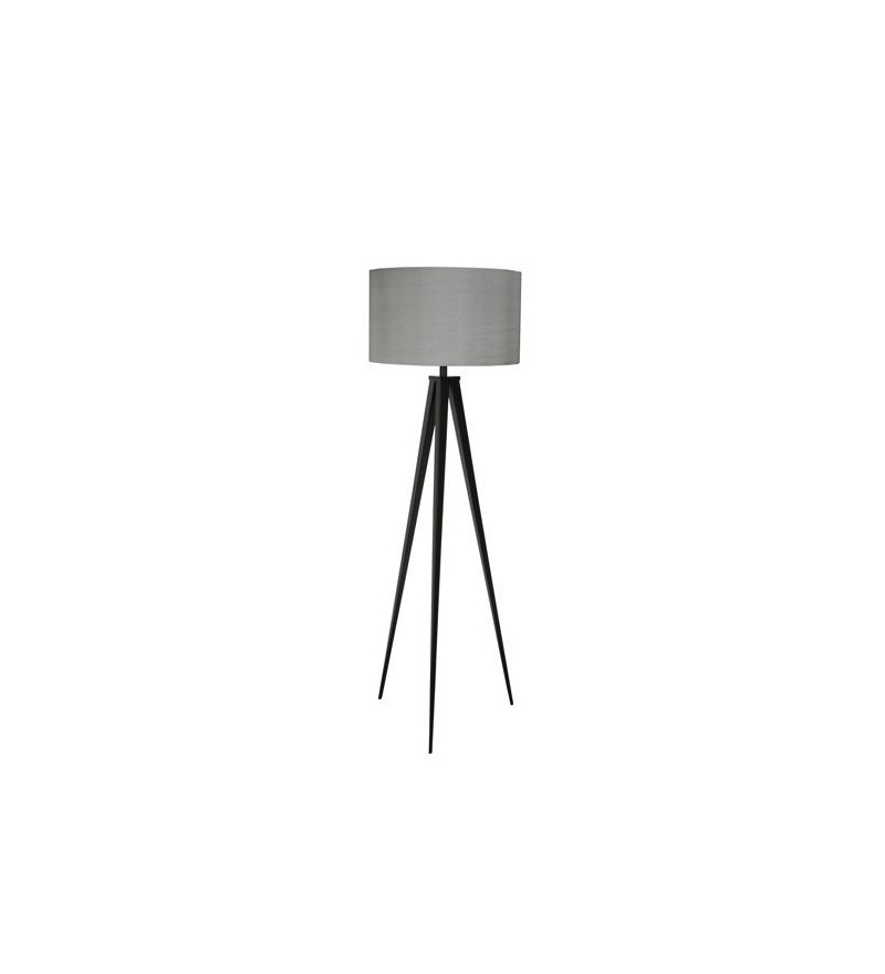 Lampa podłogowa Tripod czarno-szara Zuiver