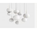 Lampa wisząca Ilargi GROK - podwójna, ciemny jesion, średnica 39.5 cm
