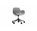 Fotel FORM ARMCHAIR SWIVEL 5W Gaslift Black Alu Normann Copenhagen - różne kolory
