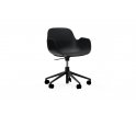 Fotel FORM ARMCHAIR SWIVEL 5W Gaslift Black Alu Normann Copenhagen - różne kolory